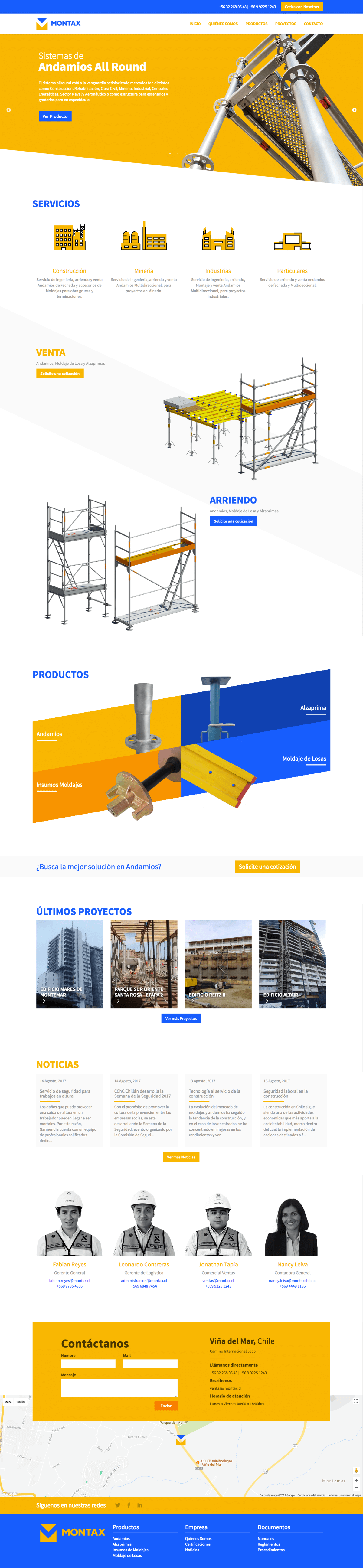 Nuevo sitio Montax 2017